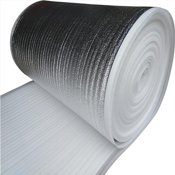 Base de espuma para parquet de polietileno + barrera de vapor de aluminio